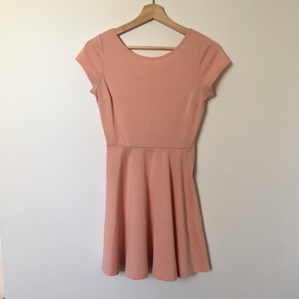 Textured Skater Dress